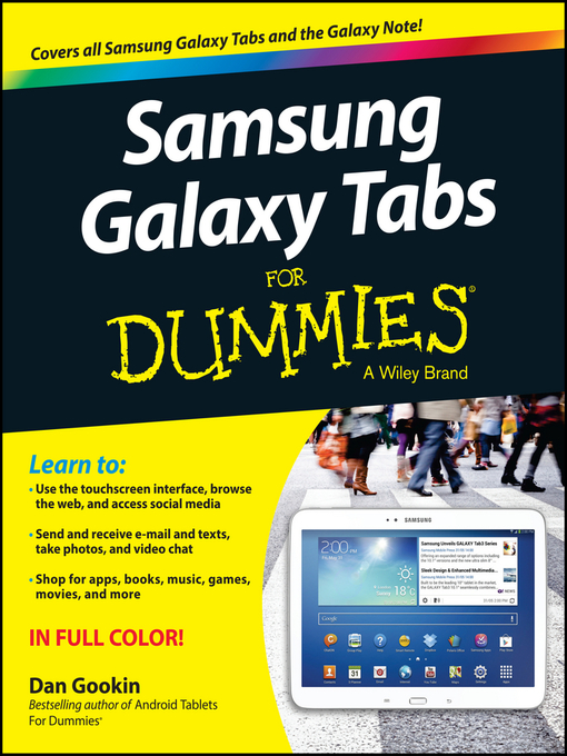 Title details for Samsung Galaxy Tabs For Dummies by Dan Gookin - Available